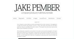 Desktop Screenshot of jakepember.com